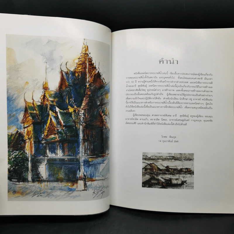 เทคนิคการระบายสีน้ำ - ผู้ช่วยศาสตราจารย์โกศล พิณกุล รูปที่ 9