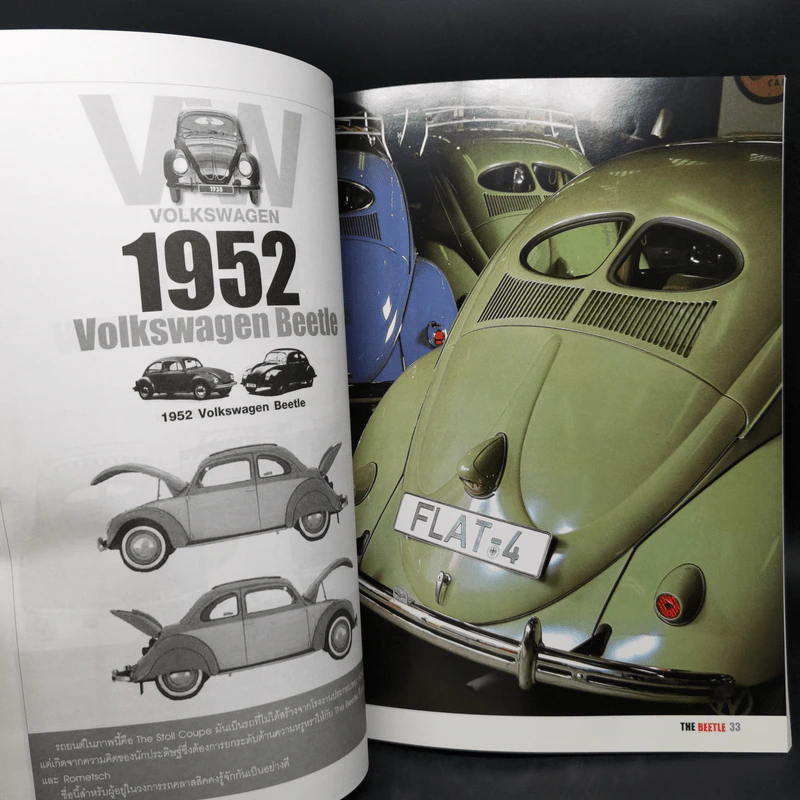 Volkswagen Beetle หนังสือรถเก่าสำหรับสะสม รูปที่ 11