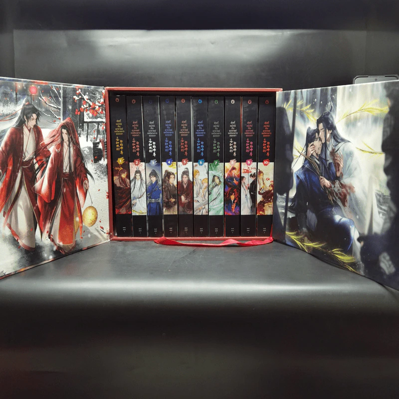Boxset นิยายวาย ฮัสกี้หน้าโง่กับอาจารย์เหมียวขาวของเขา 10 เล่มจบ - โร่วเปาปู้ชือโร่ว (rou bao bu chi rou) รูปที่ 1