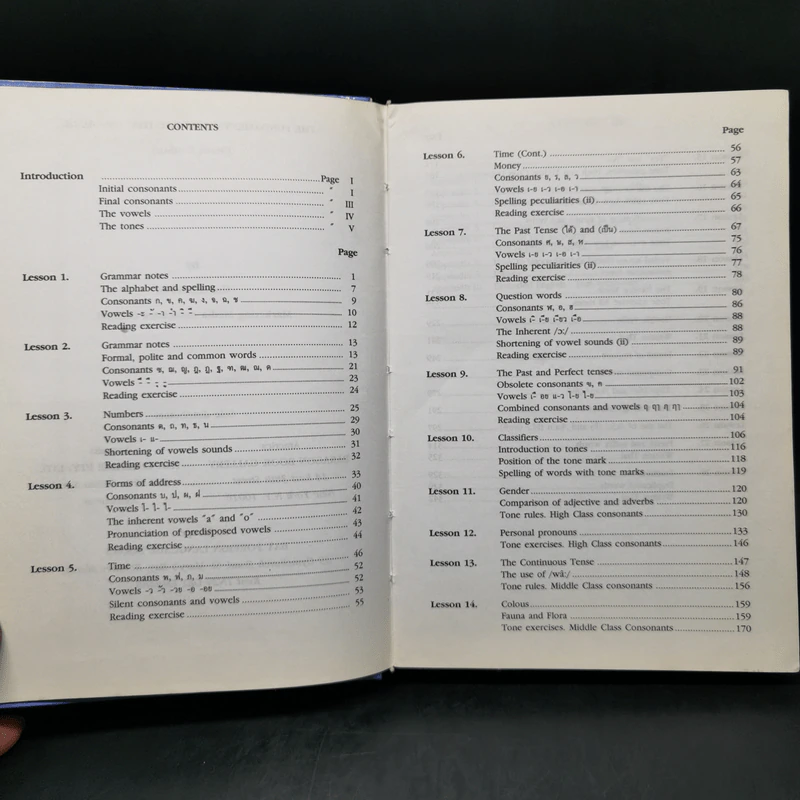 The Fundamentals of the Thai Language หนังสือฝึกภาษาไทยสำหรับชาวต่างชาติ รูปที่ 9