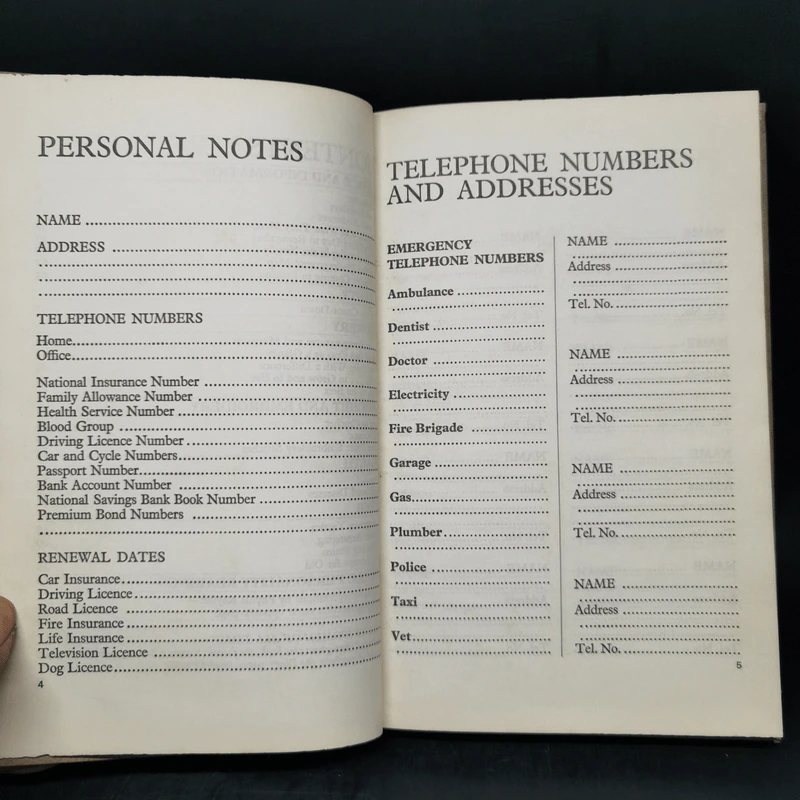 Woman Diary 1973 สมุดบันทึก รูปที่ 8