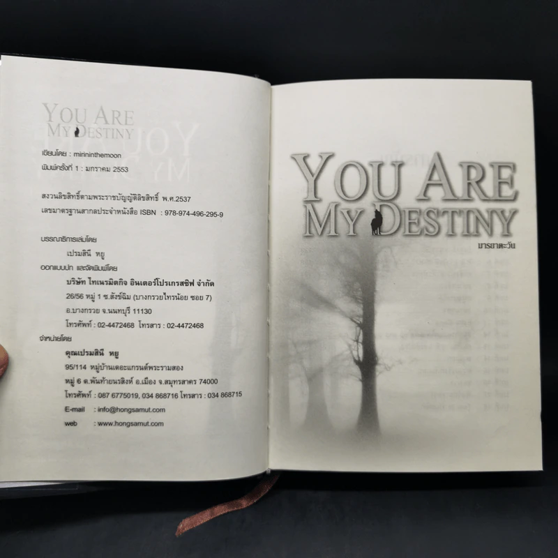 You Are My Destiny 2 เล่มจบ - มารยาตะวัน รูปที่ 8