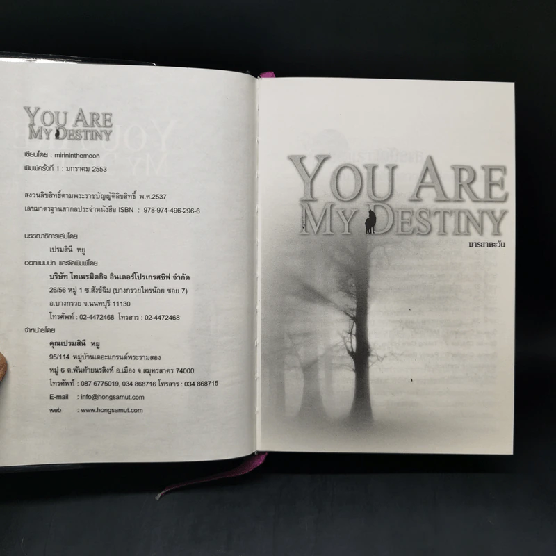 You Are My Destiny 2 เล่มจบ - มารยาตะวัน รูปที่ 10