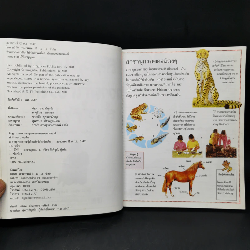 สารานุกรมความรู้เรื่องสัตว์สำหรับเด็ก รูปที่ 8
