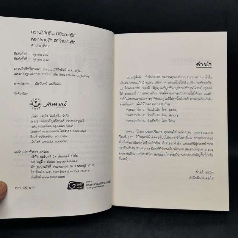 นิยายแจ่มใส Boxset ความรู้สึกดี ที่เรียกว่ารัก ชุด หอหลอนรัก 3 เล่ม รูปที่ 14