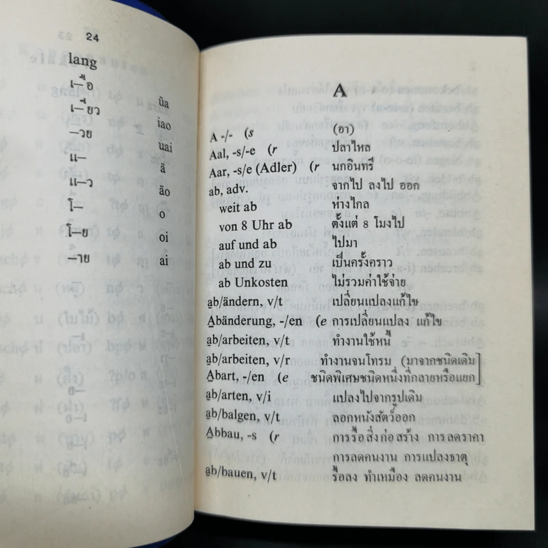 German-Thai Dictionary พจนานุกรม เยอรมัน-ไทย - เอลิม่าร์ อนุวัมน์ ร็อคก้า รูปที่ 10
