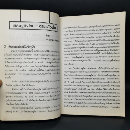 เศรษฐกิจไทยตายแล้วฟื้น - สุวินัย ภรณวลัย รูปที่ 10