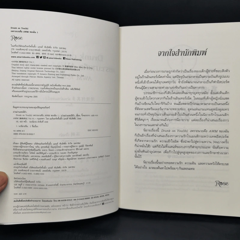 นิยายวาย เพราะนายคือ AWM ของฉัน 2 เล่มจบ - ม่านม่านเหอฉีตัว รูปที่ 9
