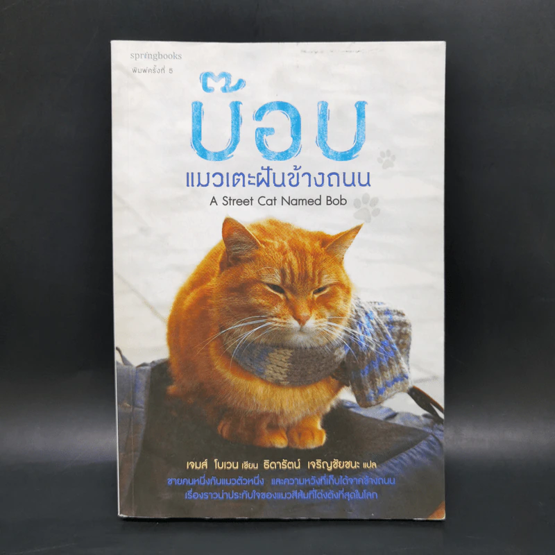 บ๊อบ แมวเตะฝันข้างถนน A Street Cat Named Bob - เจมส์ โบเวน รูปที่ 1