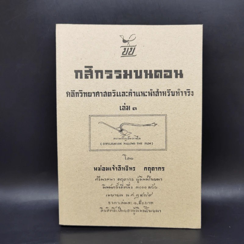 กสิกรรมบนดอน หลักวิทยาศาสตร์และคำแนะนำสำหรับทำจริง เล่ม 1 - หม่อมเจ้าสิทธิพร กฤดากร รูปที่ 1