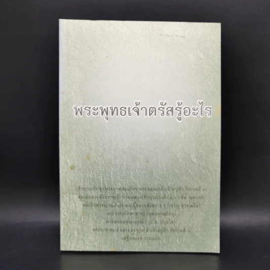 พระพุทธเจ้าตรัสรู้อะไร - หอจดหมายเหตุพระทาส อินทปัญโญ รูปที่ 1