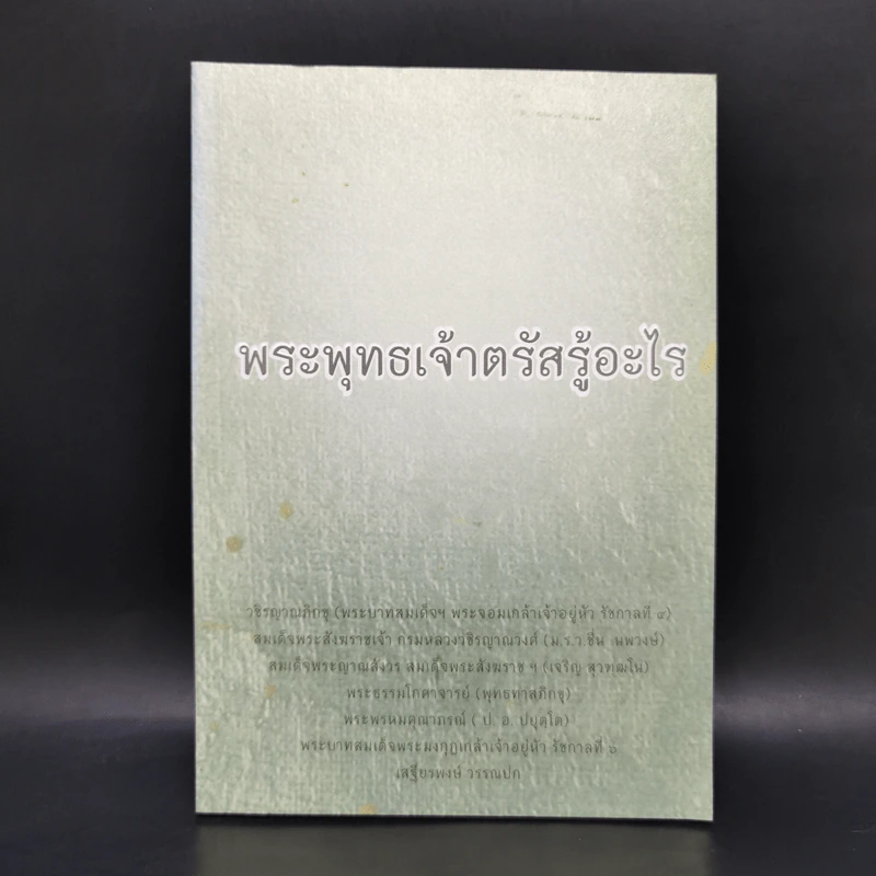 พระพุทธเจ้าตรัสรู้อะไร - หอจดหมายเหตุพระทาส อินทปัญโญ รูปที่ 1