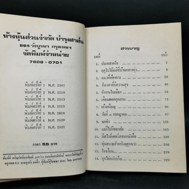 หนังสือชุดบ้านเล็ก รุ่นเก่า ชุด 7 เล่ม - สุคนธรส รูปที่ 11