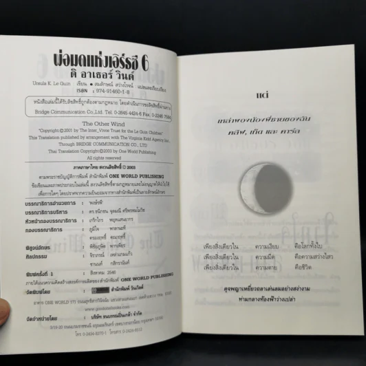 พ่อมดแห่งเอิร์ธซี 6 เล่มจบ Boxset - เออร์ซูล่า โครเบอร์ เลอ กวิน รูปที่ 26