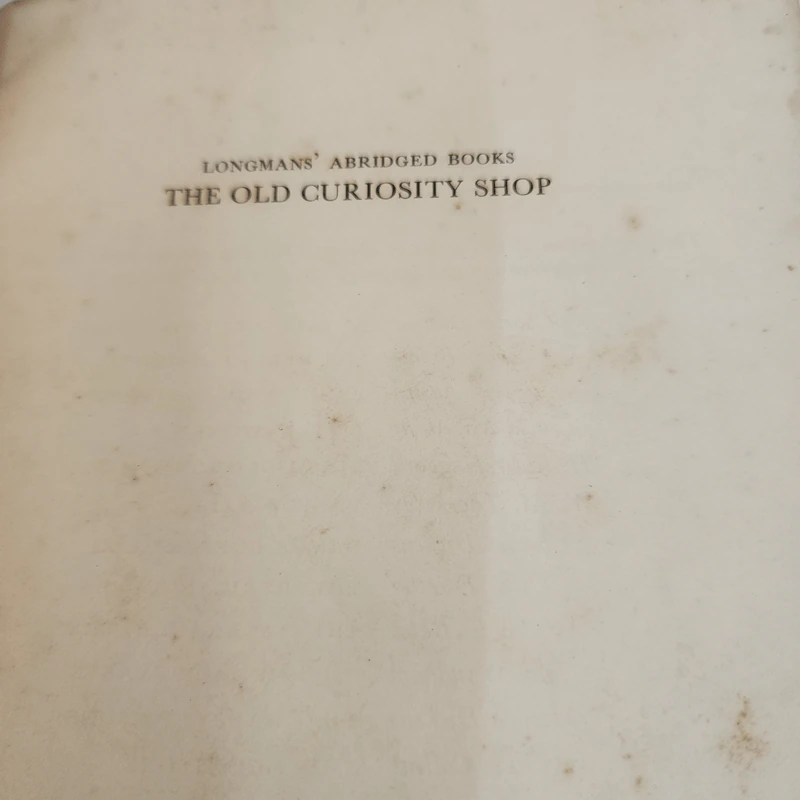 The Old Curiosity Shop - Charles Dickens รูปที่ 9