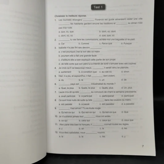 แนวข้อสอบ Grammar 500 ข้อ ภาษาฝรั่งเศส - ชานนท์ ทองชัยประสิทธิ์ รูปที่ 9