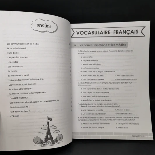 ตะลุยโจทย์ VOCABULAIRE FRANCAIS ขั้นเทพ 1,000 ข้อ - FARANCAIS CENTER รูปที่ 9