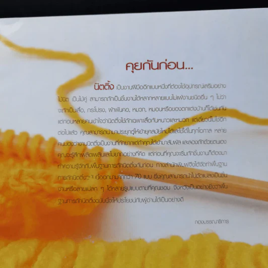 พื้นฐานการถักนิตติ้ง Knitting Basics รูปที่ 9