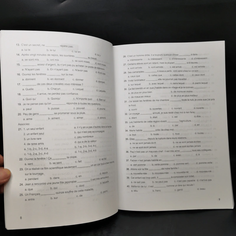 แนวข้อสอบ Grammar 500 ข้อ ภาษาฝรั่งเศส - ชานนท์ ทองชัยประสิทธิ์ รูปที่ 10