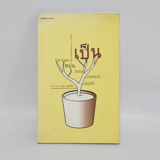 เป็น: เรียงความว่าด้วยลมหายใจในตัวหนังสือ - ปราบดา หยุ่น รูปที่ 1