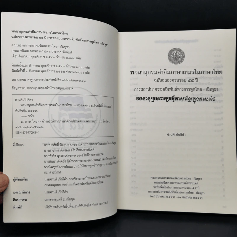 พจนานุกรมคำยืมภาษาเขมรในประเทศไทย ฉบับฉลองครบรอบ 55 ปี การสถาปนาความสัมพันธ์ทางการทูตไทย-กัมพูชา - ศานติ ภักดีคำ รูปที่ 8