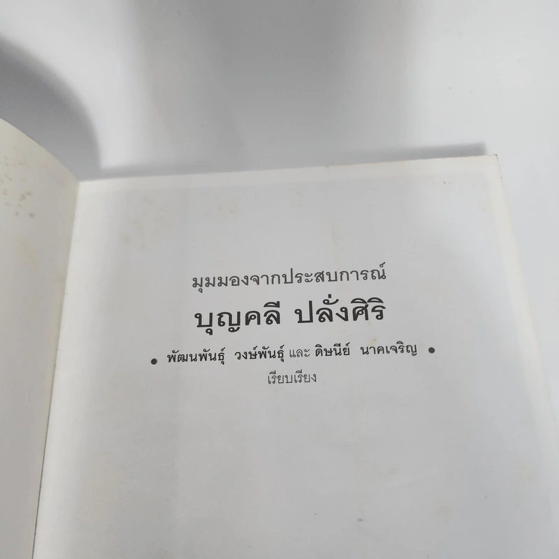 มุมมองจากประสบการณ์ - บุญคลี ปลั่งศิริ รูปที่ 8