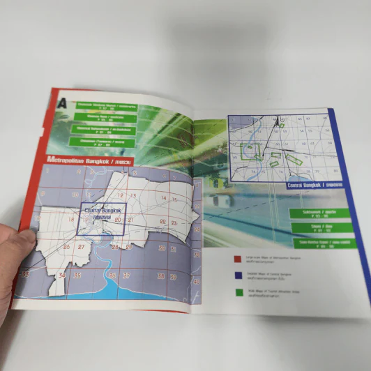 Bangkok City Atlas แผนที่เดินทางและท่องเที่ยวกรุงเทพฯ ฉบับ 2 ภาษา รูปที่ 9