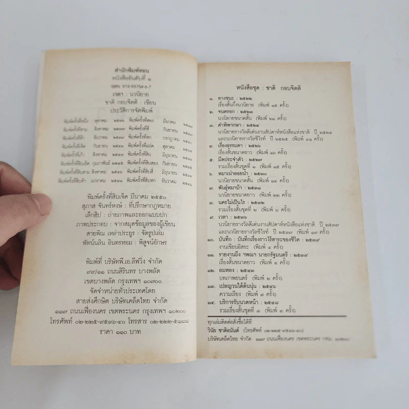 เวลา - ชาติ กอบจิตติ รูปที่ 8
