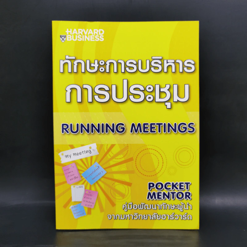 ทักษะการบริหารการประชุม Running Meetings - Harvard Business รูปที่ 1