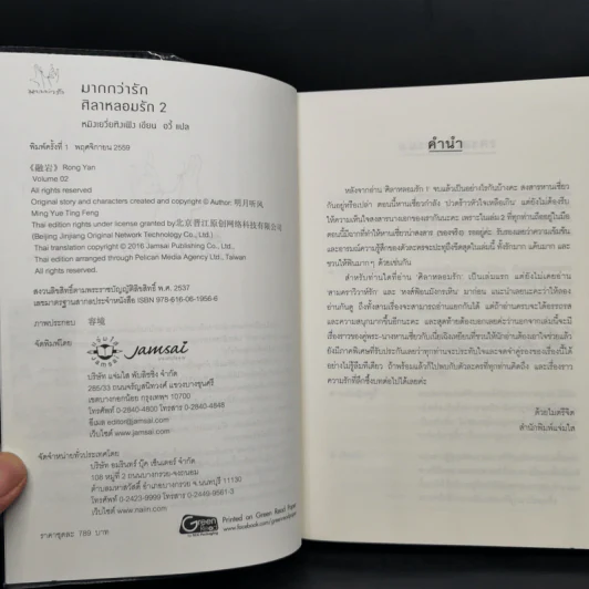 นิยายแจ่มใส ศิลาหลอมรัก 2 เล่มจบ - หมิงเยวี่ยทิงเฟิง รูปที่ 8