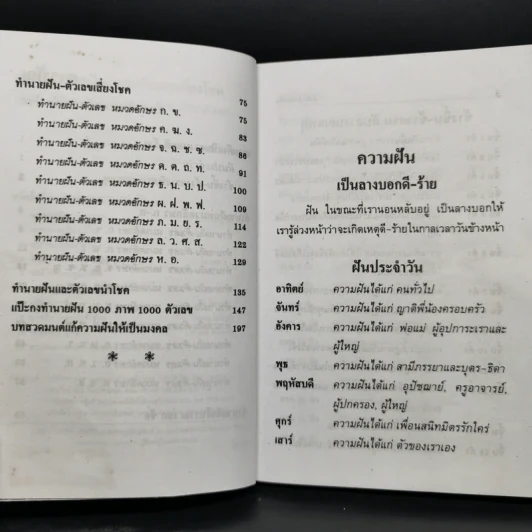 ตำราทำนายฝันและตัวเลขเสี่ยงโชค รูปที่ 6