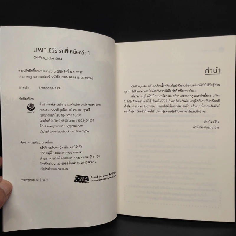 นิยายวาย LIMITLESS รักที่เหนือกว่า 2 เล่มจบ - Chiffon_cake รูปที่ 4