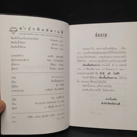 เรื่องสั้นฝันหวาน (เรื่องเล่าหลังโรงละคร) - จุรี โอศิริ รูปที่ 5