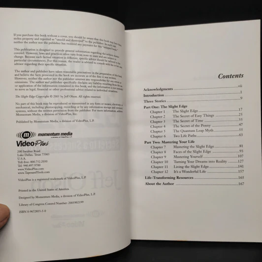 The Slight Edge -  Jeff Olson รูปที่ 5