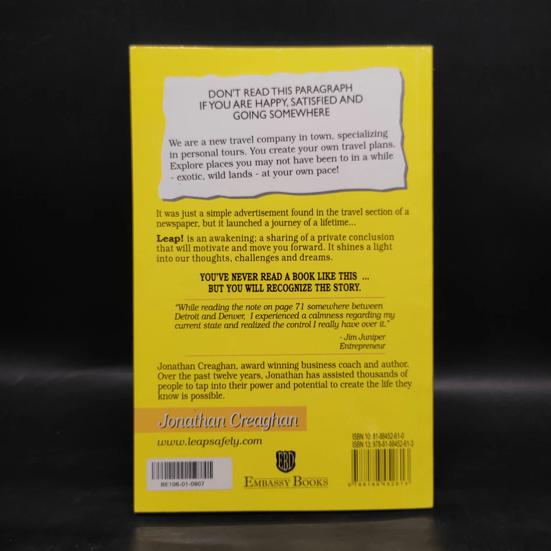 Leap! A Journey to Personal Power and Possibility - Jonathan Creaghan รูปที่ 2