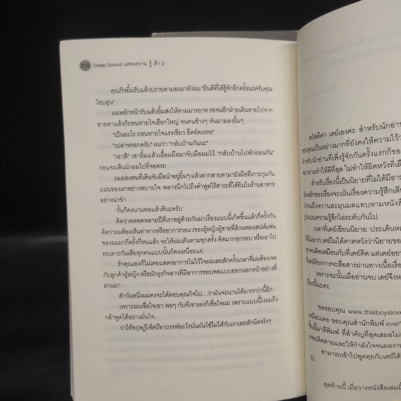 นิยายวาย Deep Sound แสดงความรู้สึก 2 เล่มจบ - afterday รูปที่ 6