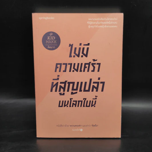 ไม่มีความเศร้าที่สูญเปล่าบนโลกใบนี้ - คิดมาก รูปที่ 1