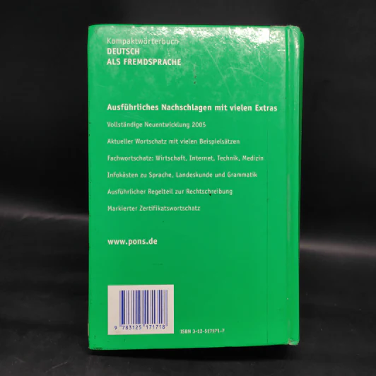 Kompaktworterbuch Deutsch Als Fremdsprache รูปที่ 2