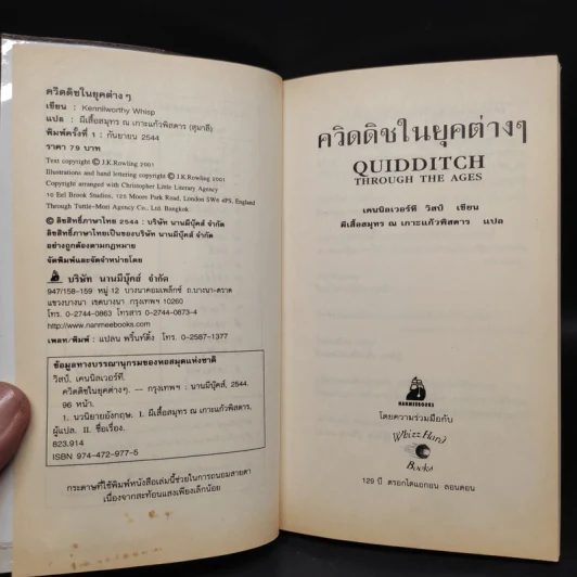 ควิดดิชในยุคต่างๆ - เคนนิลเวอร์ที วิสป์ รูปที่ 5
