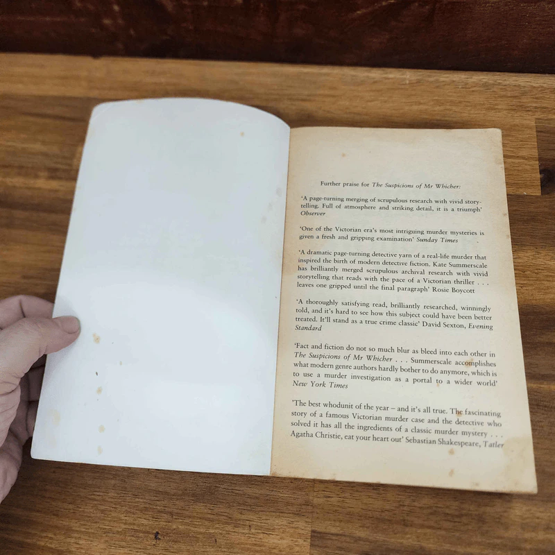 The Suspicions of Mr. Whicher: or The Murder at Road Hill House - Kate Summerscale รูปที่ 7