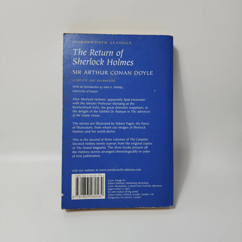 The Return of Sherlock Holmes - Arthur Conan Doyle รูปที่ 2