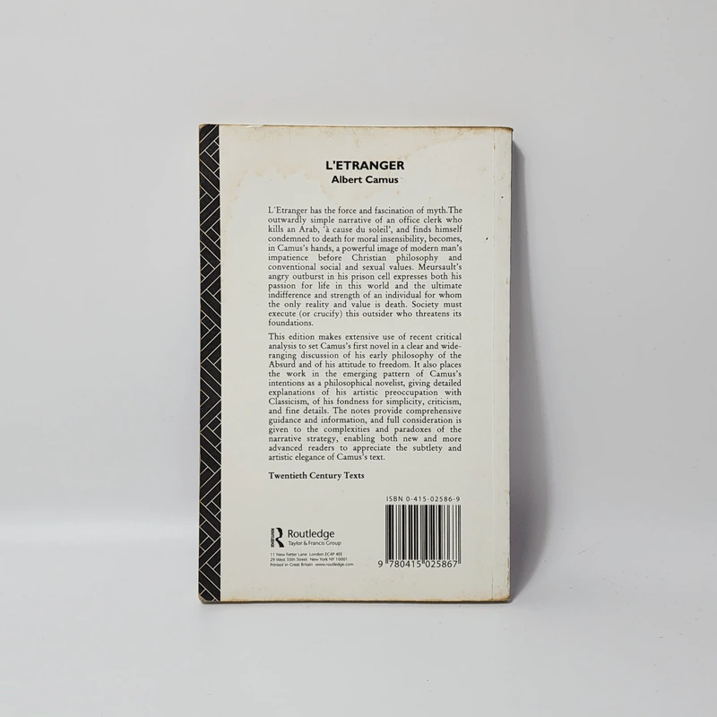 L'Etranger - Albert Camus รูปที่ 3