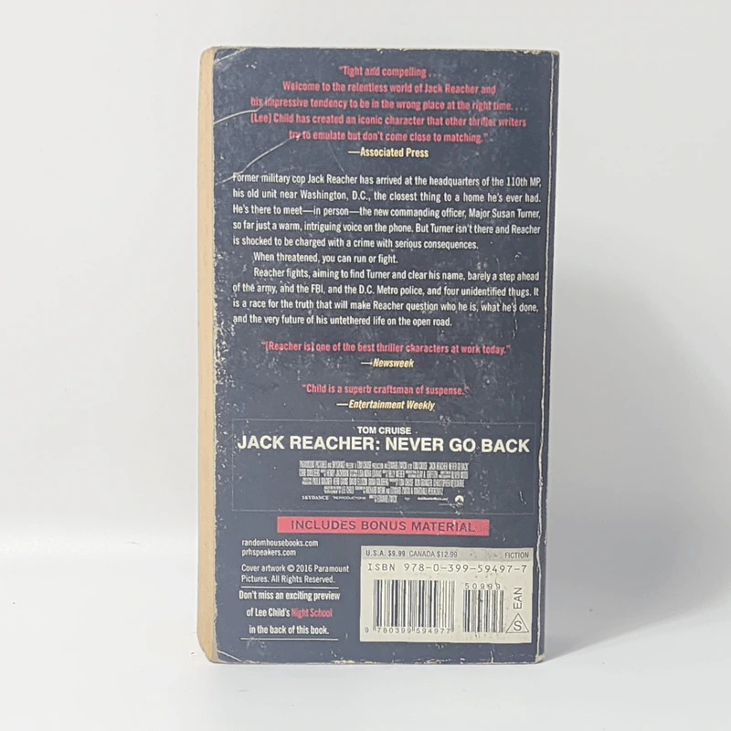 Never Go Back - Lee Child รูปที่ 2