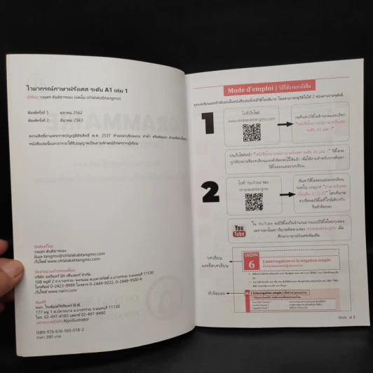Grammaire ไวยากรณ์ภาษาฝรั่งเศส รูปที่ 5