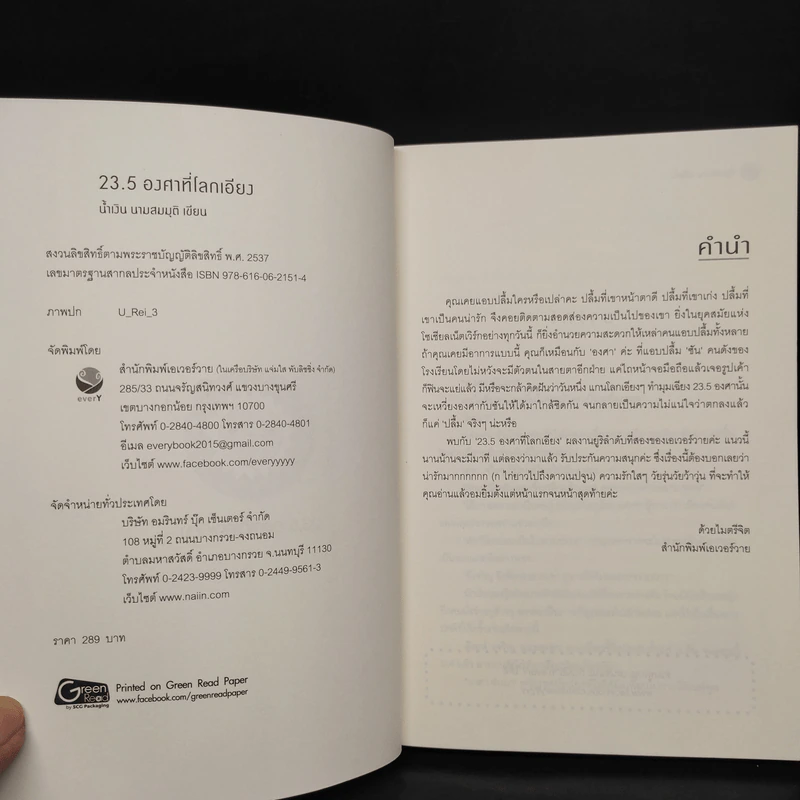 นิยายยูริ 23.5 องศาที่โลกเอียง - น้ำเงิน นามสมมุติ รูปที่ 5