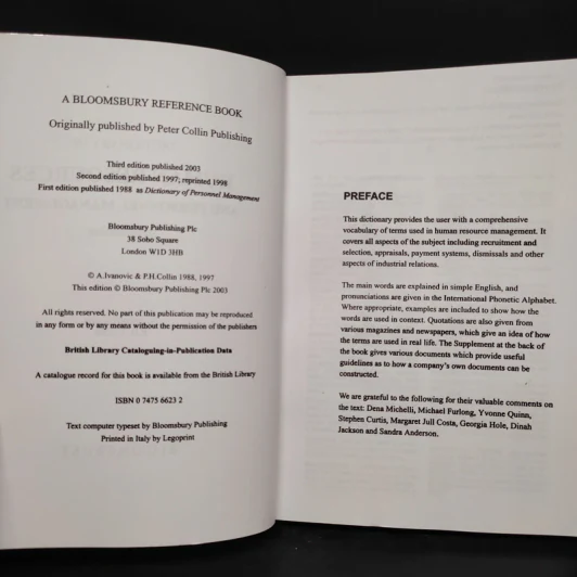 Dictionary of Human Resources and Personnel Management รูปที่ 5