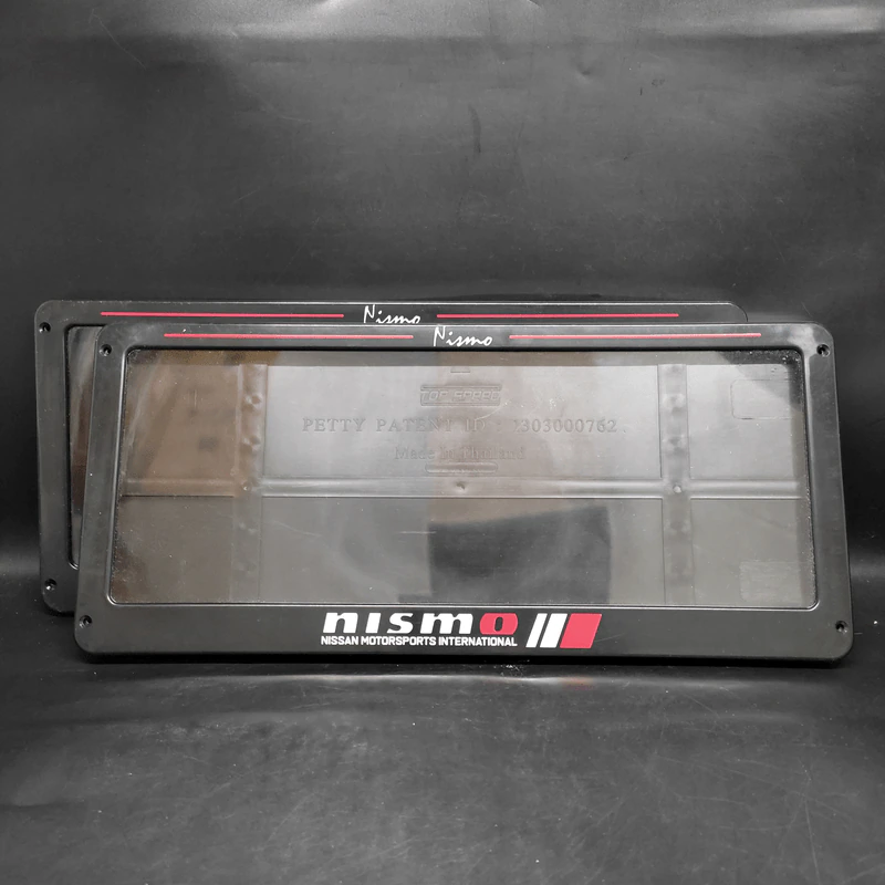 (สินค้าใหม่ยังไม่ได้ใช้งาน) กรอบป้ายทะเบียนรถยนต์ กันน้ำ NISMO นิสสัน Nissan รูปที่ 1