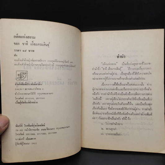 อดีตแห่งสยาม - ชาลี เอี่ยมกระสินธุ์ รูปที่ 5