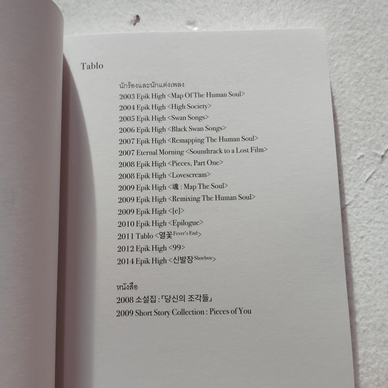 BLONOTE : โบลโน้ต - Tablo รูปที่ 2