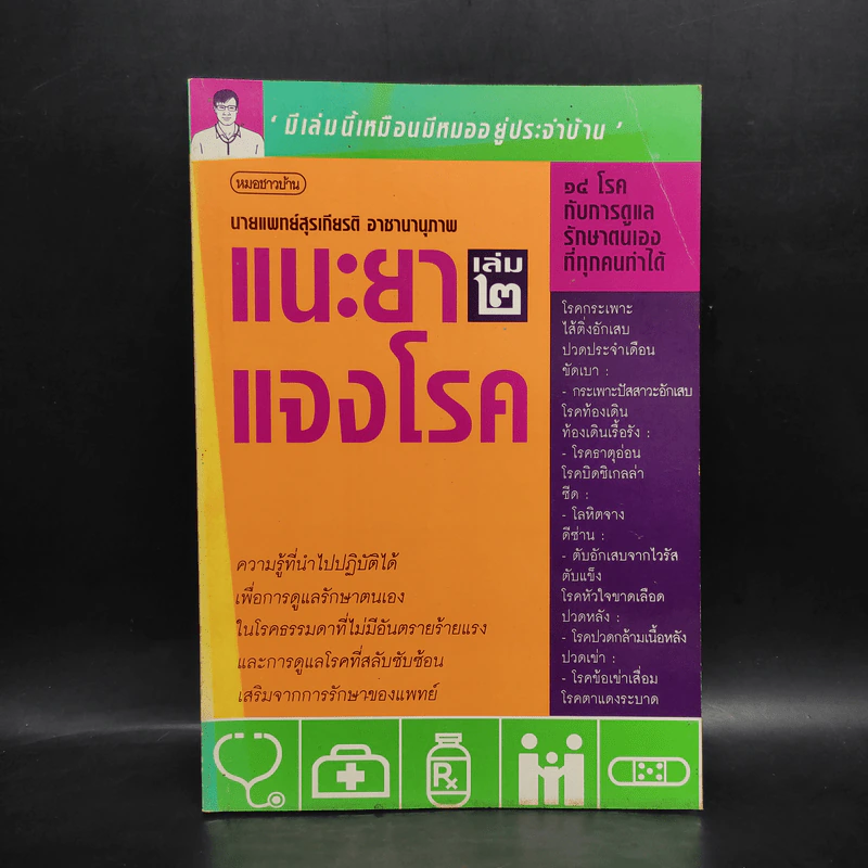แนะยา-แจงโรค เล่ม 2 - น.พ.สุรเกียรติ อาชานานุภาพ รูปที่ 1